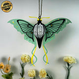 Butterfly - 3D Butterfly Lantern File - 7.7x10.8" - Cricut File - LightBoxGoodMan - LightboxGoodman