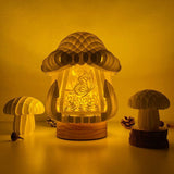 Butterfly - 3D Pop-up Light Box Mushroom File - Cricut File - LightBoxGoodMan