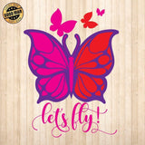 Butterfly 4 - Cricut File - Svg, Png, Dxf, Eps - LightBoxGoodMan - LightboxGoodman