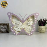 Butterfly - Butterfly Papercut Lightbox File - 6.6x9.2" - Cricut File - LightBoxGoodMan - LightboxGoodman