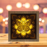 Butterfly Mandala 2 - Paper Cutting Light Box - LightBoxGoodman - LightboxGoodman