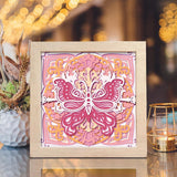 Butterfly Mandala – Paper Cut Light Box File - Cricut File - 20x20cm - LightBoxGoodMan