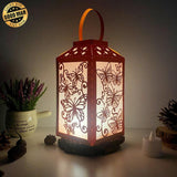 Butterfly - Paper Cut Lantern File - Cricut File - 10x20cm - LightBoxGoodMan - LightboxGoodman