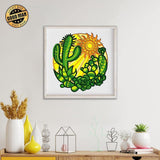 Cactus - Paper 3D Layered File - Cricut File - 20x20cm - LightBoxGoodMan - LightboxGoodman