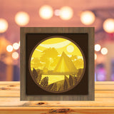 Camping 3 - Paper Cutting Light Box - LightBoxGoodman