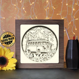 Camping 6 - Paper Cutting Light Box - LightBoxGoodman - LightboxGoodman