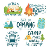 Camping - Cricut File - Svg, Png, Dxf, Eps - LightBoxGoodMan