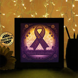 Cancer Awareness - Paper Cutting Light Box - LightBoxGoodman - LightboxGoodman