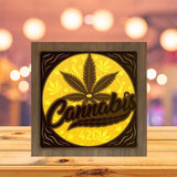 Cannabis - Paper Cutting Light Box - LightBoxGoodman