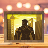 Captain America 1 - Paper Cutting Light Box - LightBoxGoodman