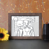 Captain America 1 - Paper Cutting Light Box - LightBoxGoodman - LightboxGoodman