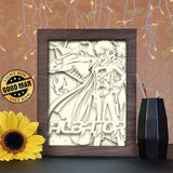 Captain Harlock - Paper Cutting Light Box - LightBoxGoodman - LightboxGoodman