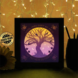 Cardinal Memorial Tree - Paper Cutting Light Box - LightBoxGoodman - LightboxGoodman