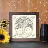 Cardinal Memorial Tree - Paper Cutting Light Box - LightBoxGoodman - LightboxGoodman