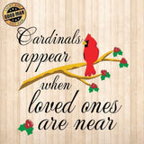 Cardinals Appear When Loved Ones Are Near - Cricut File - Svg, Png, Dxf, Eps - LightBoxGoodMan - LightboxGoodman