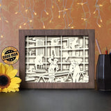 Carpenter 2 - Paper Cutting Light Box - LightBoxGoodman - LightboxGoodman