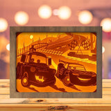 Cars 1 - Paper Cutting Light Box - LightBoxGoodman - LightboxGoodman