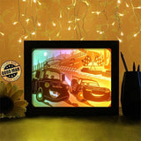 Cars 1 - Paper Cutting Light Box - LightBoxGoodman - LightboxGoodman