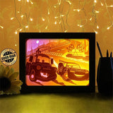 Cars 1 - Paper Cutting Light Box - LightBoxGoodman - LightboxGoodman