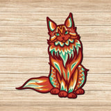 Cat 2 - Paper 3D Layered File - Cricut File - 19x22cm - LightBoxGoodMan - LightboxGoodman