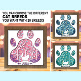 Cat Bundle – Paper Cut Light Box File - Cricut File - 8x8 inches - LightBoxGoodMan - LightboxGoodman