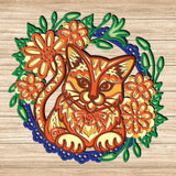 Cat - Paper 3D Layered File - Cricut File - 20x19cm - LightBoxGoodMan - LightboxGoodman