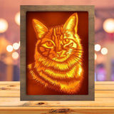 Cat Portraits - Paper Cutting Light Box - LightBoxGoodman - LightboxGoodman