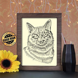 Cat Portraits - Paper Cutting Light Box - LightBoxGoodman - LightboxGoodman