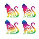 Cat Spectrum Stickers - Cricut File - Svg, Png, Dxf, Eps - LightBoxGoodMan