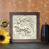 Chameleon - Paper Cutting Light Box - LightBoxGoodman - LightboxGoodman