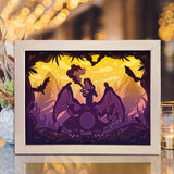 Charizard - Paper Cut Light Box File - Cricut File - 20x26cm - LightBoxGoodMan