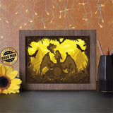 Charizard - Paper Cutting Light Box - LightBoxGoodman - LightboxGoodman