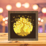 Cherry Blossom - Paper Cutting Light Box - LightBoxGoodman