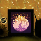 Cherry Blossom - Paper Cutting Light Box - LightBoxGoodman - LightboxGoodman