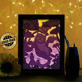 Cheshire Cat 3 - Paper Cutting Light Box - LightBoxGoodman - LightboxGoodman