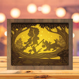 Childhood - Paper Cutting Light Box - LightBoxGoodman