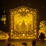 Christmas 1 - Pop-up Light Box File - Cricut File - LightBoxGoodMan - LightboxGoodman