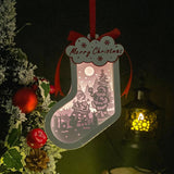 Christmas 2 - 3D Sock Lantern File - Cricut File - LightBoxGoodMan