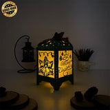 Christmas 2 - Paper Cut Lantern File - Cricut File - 10,5x20,6cm - LightBoxGoodMan - LightboxGoodman