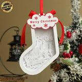 Christmas 3 - 3D Sock Lantern File - Cricut File - LightBoxGoodMan - LightboxGoodman