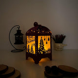 Christmas 4 - Paper Cut Lantern File - Cricut File - 10,5x20,6cm - LightBoxGoodMan - LightboxGoodman