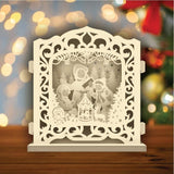 Christmas 4 - Pop-up Light Box File - Cricut File - LightBoxGoodMan - LightboxGoodman