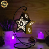 Christmas 5 - 3D Star Lantern File - Cricut File - LightBoxGoodMan - LightboxGoodman