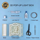 Christmas 5 - Pop-up Light Box File - Cricut File - LightBoxGoodMan - LightboxGoodman