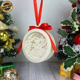 Christmas Angel - 3D Ornament Lantern File - Cricut File - LightBoxGoodMan - LightboxGoodman