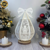 Christmas Angel - Droplet Lantern File - Cricut File - LightBoxGoodMan - LightboxGoodman