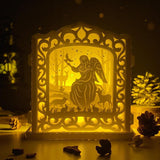 Christmas Angel - Pop-up Light Box File - Cricut File - LightBoxGoodMan