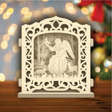 Christmas Angel - Pop-up Light Box File - Cricut File - LightBoxGoodMan - LightboxGoodman