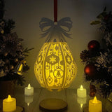 Christmas Balls - Droplet Lantern File - Cricut File - LightBoxGoodMan - LightboxGoodman