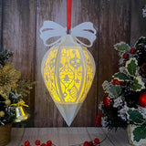 Christmas Balls - Droplet Lantern File - Cricut File 2 - LightBoxGoodMan